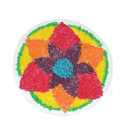 Roylco Sensory Rice for patterning and sequencing activities, boosting visual and hands on exploration