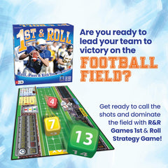 R&R Games 1st Roll score tokens highlight progress and near-miss suspense