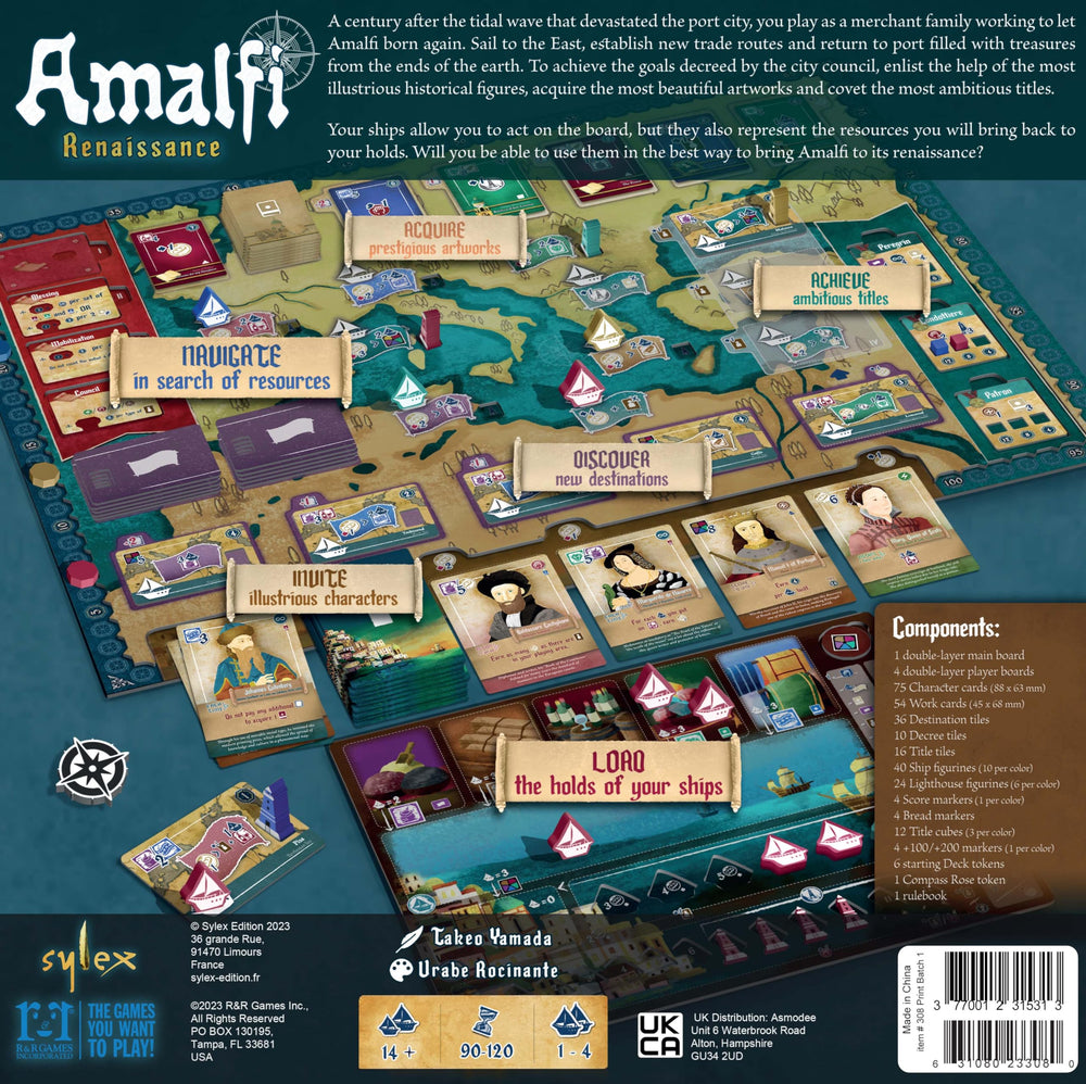 R&R Games Amalfi Renaissance city rebirth visuals showcase immersive storytelling.