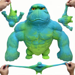RRSDJJ squishy monkey toy in blue medium for tactile stress relief.