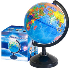 Rrshnsgv 6-inch globe with stand for classroom learning and home decoration.