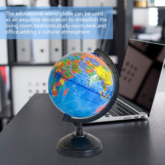Rrshnsgv classroom globe with durable plastic stand for stability.