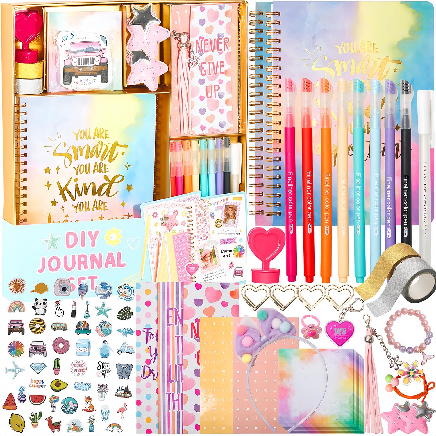 R RUCKERCO DIY Diary notebooks showcase creative journaling and personalization for young artists.