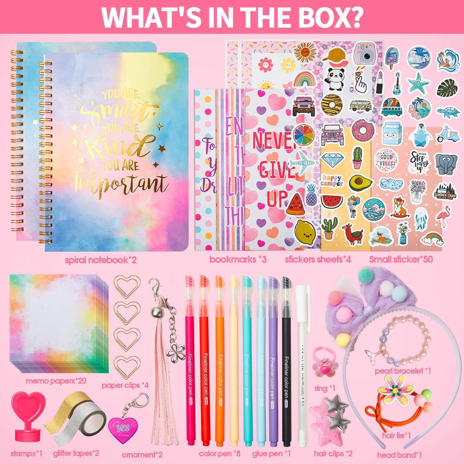 R RUCKERCO DIY Diary stickers add expressive decorations for unique pages.