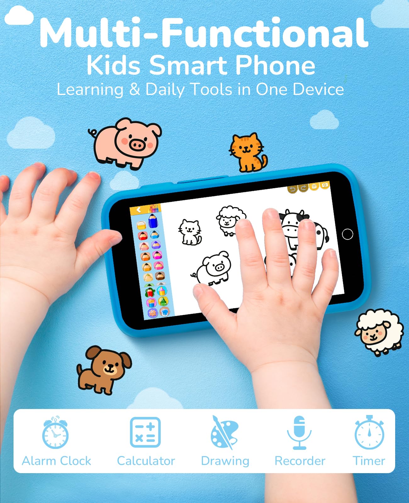 Rseaay Kids Phone with parental controls to guide app use and limits.