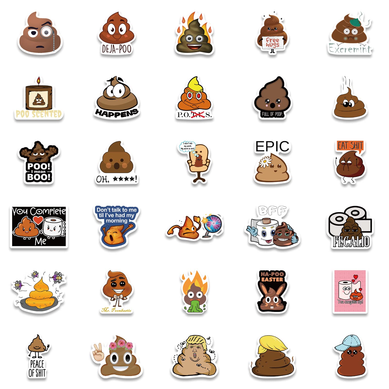 Rszwyk gamepad-themed poop stickers decorate gaming gear and gadgets