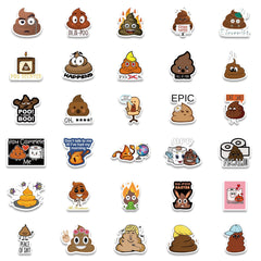 Rszwyk gamepad-themed poop stickers decorate gaming gear and gadgets