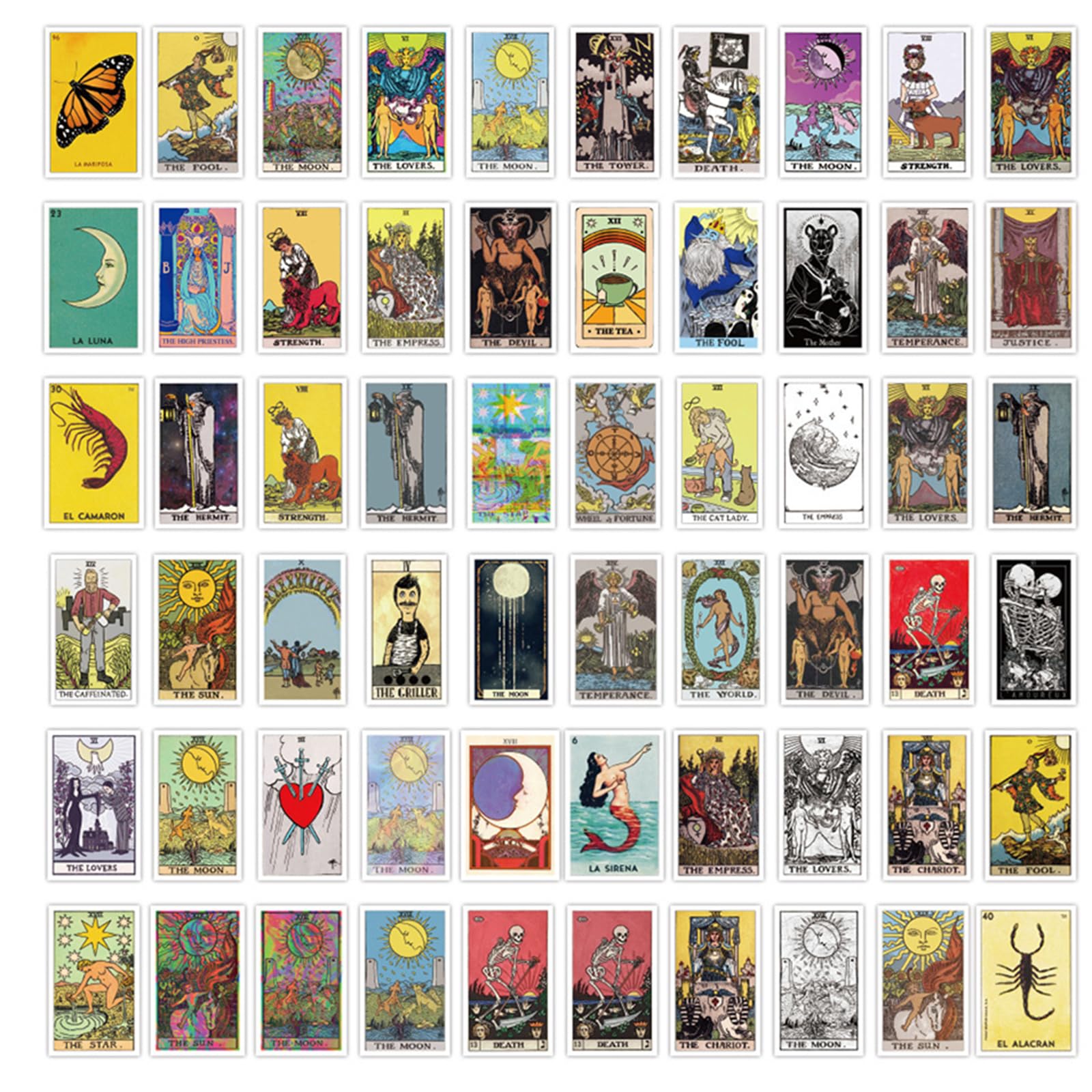 Rszwyk tarot crystal artwork; adds mystical flair to notebooks and devices.