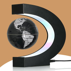RTOSY floating globe with LED light as a striking desk centerpiece for modern offices.