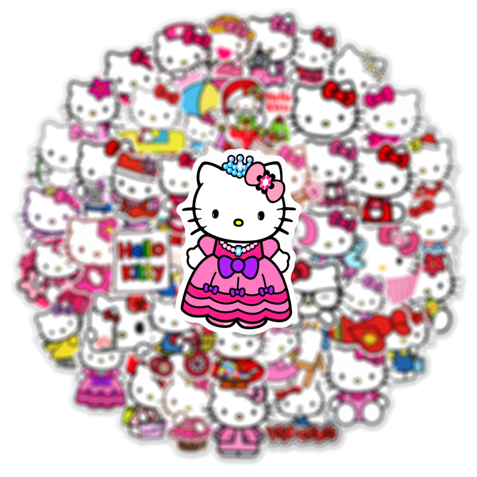 RUBANG Hello Kitty luggage sticker helps quick identification with style