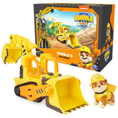 Rubble & Crew bulldozer truck with movable parts for interactive building play.