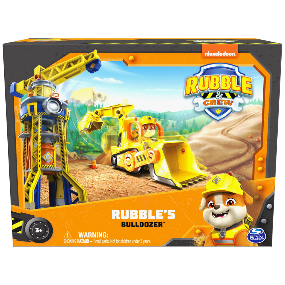 Rubble & Crew rolling wheels truck ready for indoor or outdoor play.