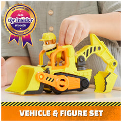 Rubble & Crew Rubble action figure for PAW Patrol-inspired adventures.