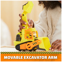 Rubble & Crew working excavator toy sparks kids' construction imagination.