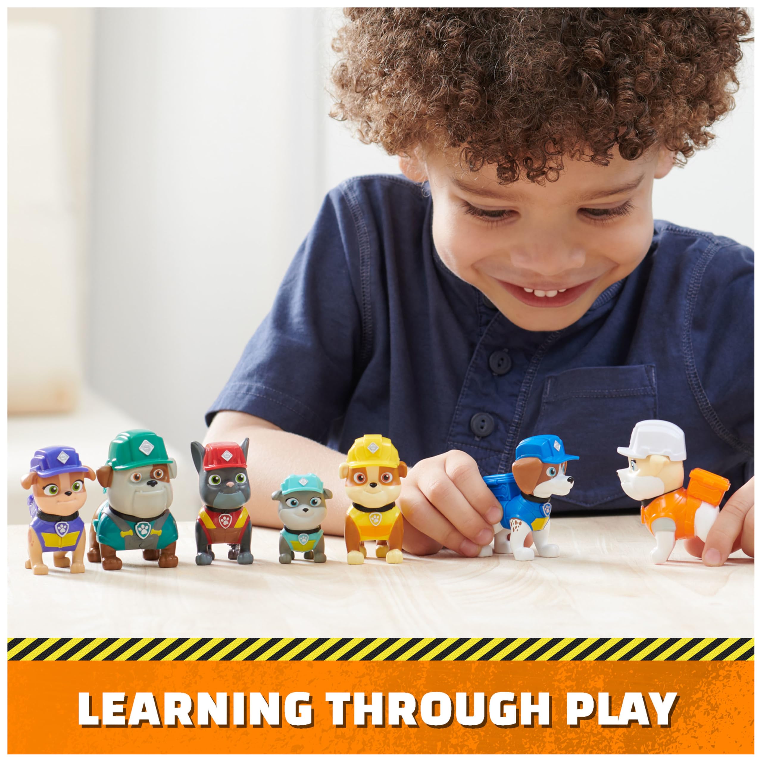 Rubble & Crew seven-figure gift pack highlighted for collectors and kids.