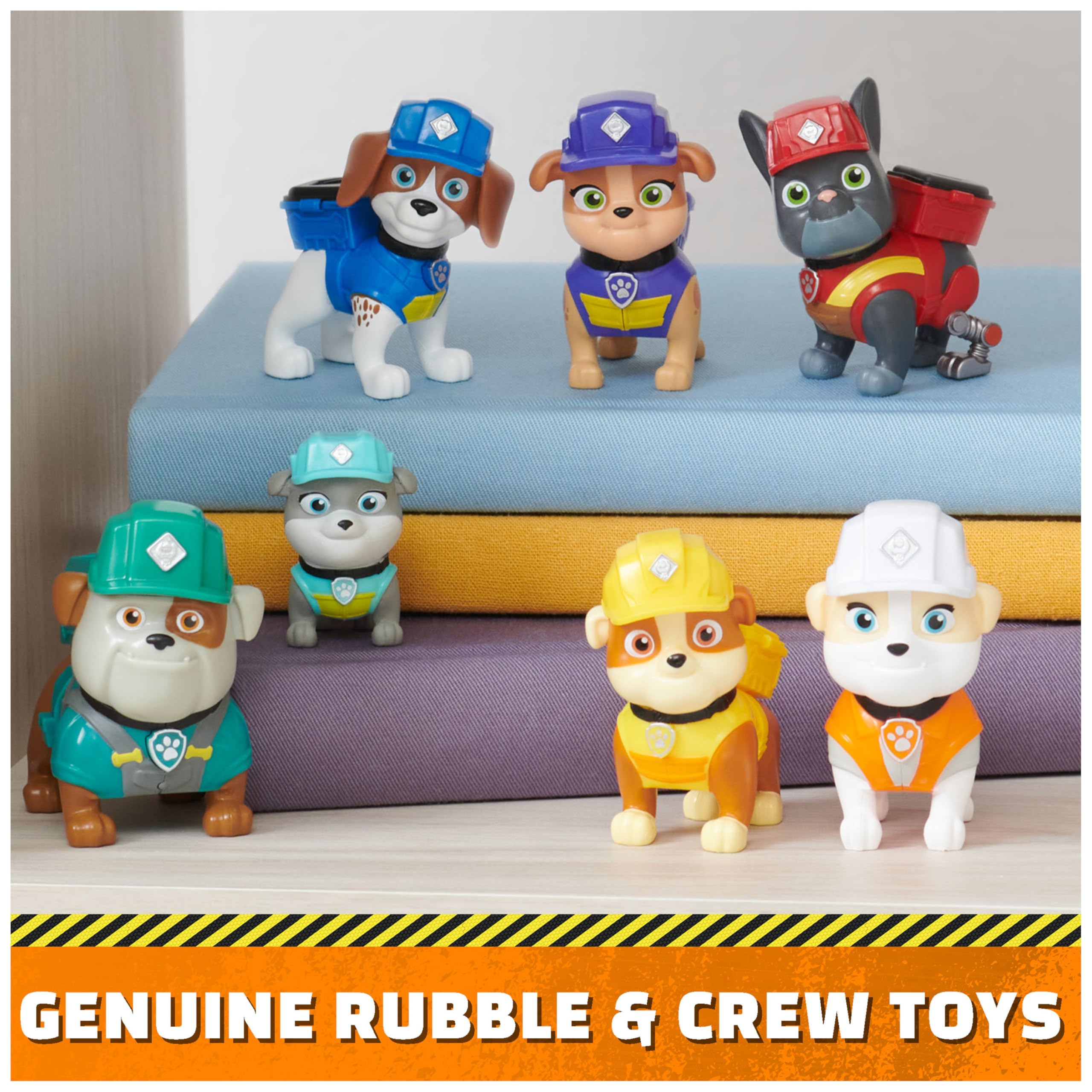 Rubble & Crew Mix figure with detailed fur and show-inspired outfit.