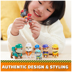 Rubble & Crew Motor figure with a cheerful face for creative play.