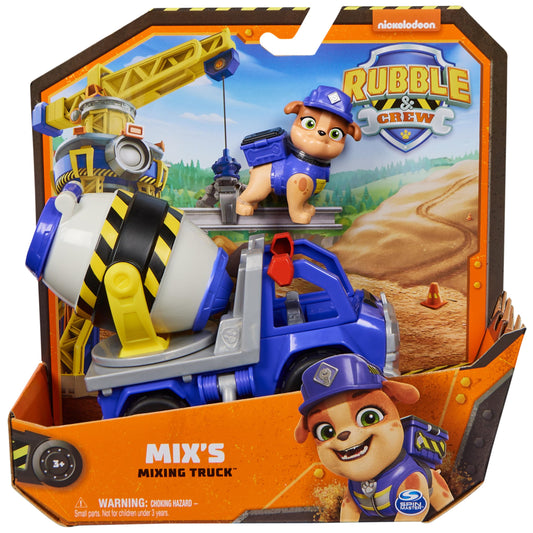 Rubble & Crew Ruben Compagnie mixer tilting action sparks building adventures.
