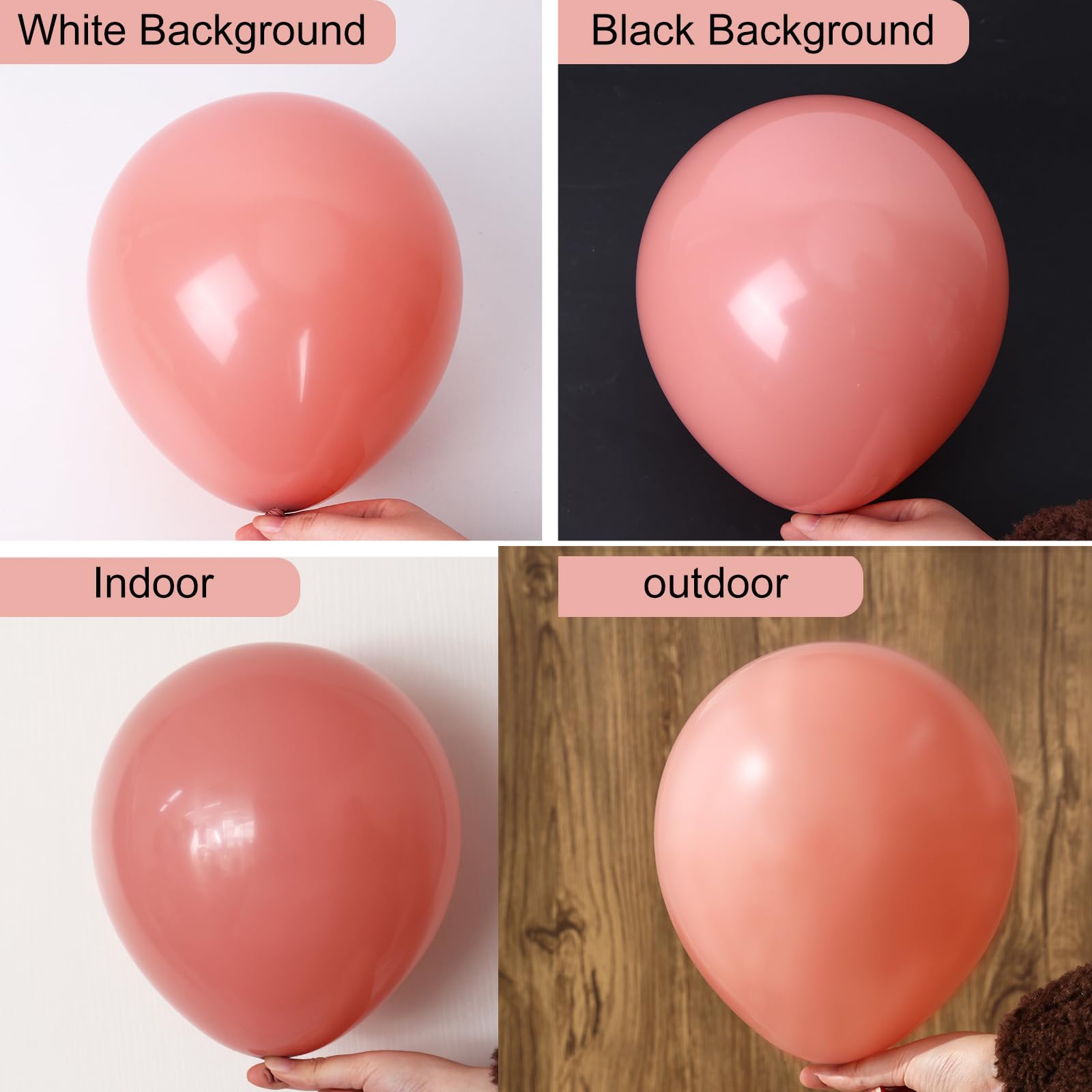Rubfac 10 inch pink balloons in a versatile mix for celebrations