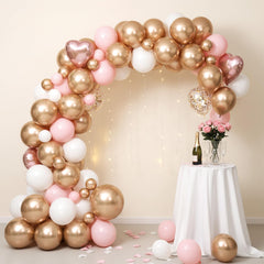 RUBFAC balloon arch assembly ready for quick setup.