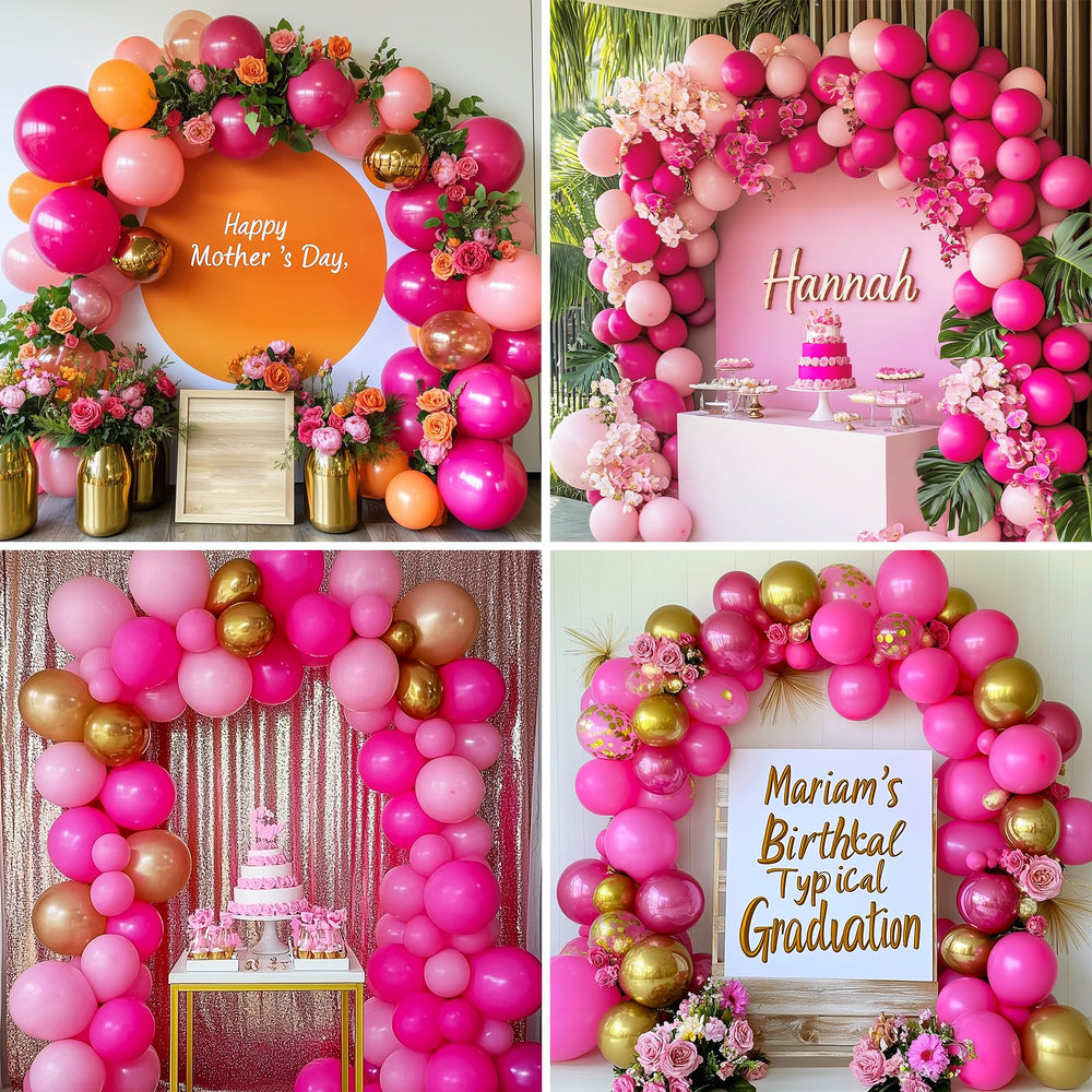RUBFAC balloon arch kit ideas for creative party decor setups.