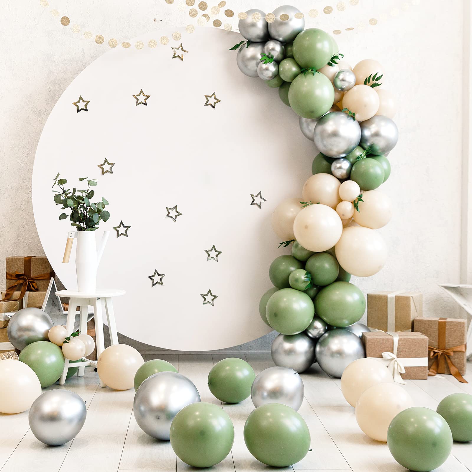 Rubfac Balloon Garland Arch Kit setup for easy arrangements.