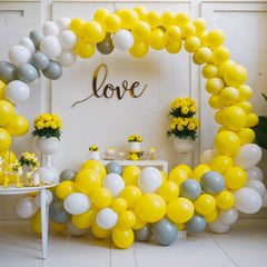 RUBFAC balloon garland arch kit for quick, cohesive party decor.