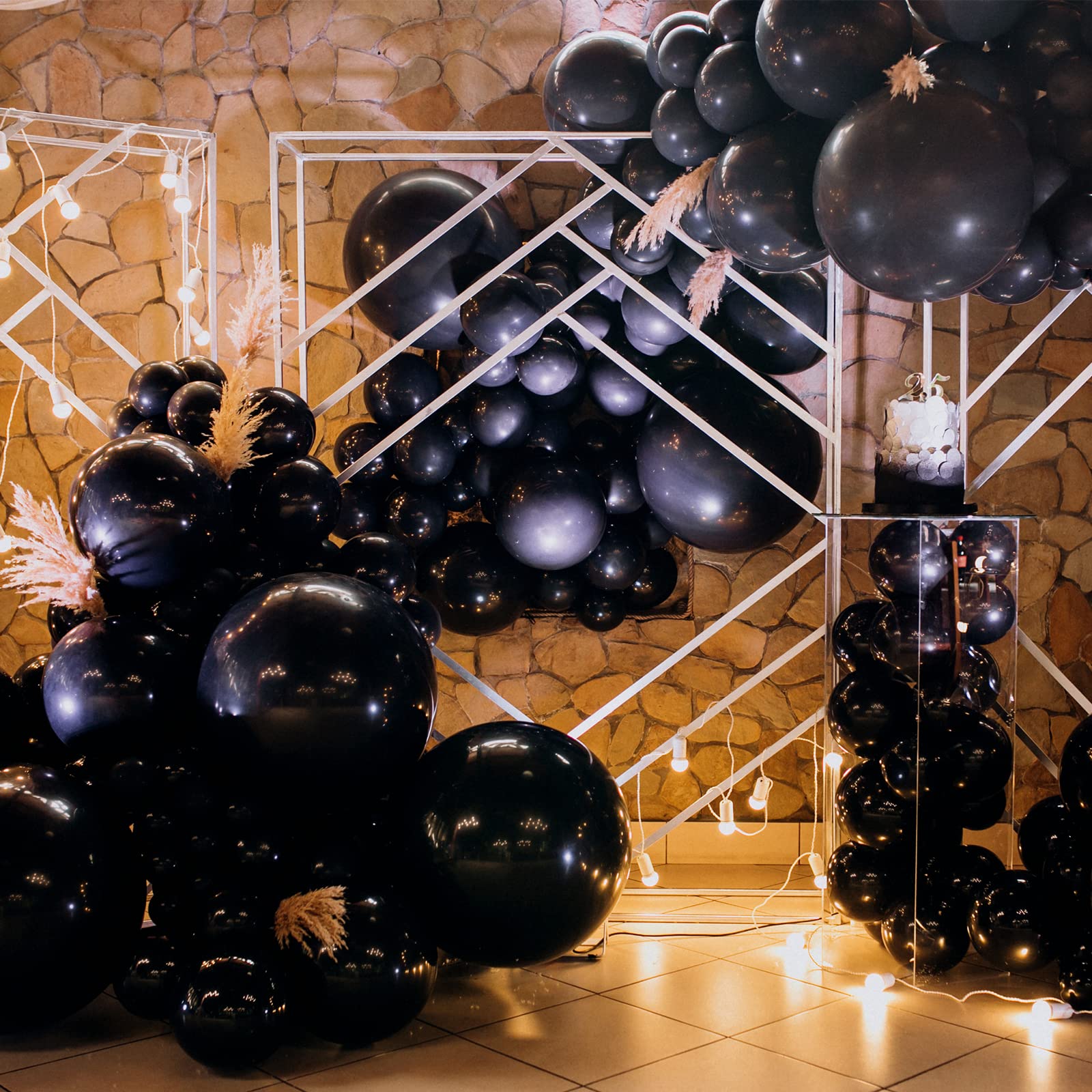 Rubfac balloon strip not included—plan for seamless arch assembly