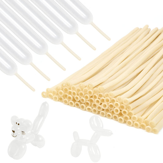 Rubfac clear 260 balloons twist for fun animal shapes and decorations.