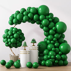 RUBFAC dark-green 18-inch balloon for dramatic arches and bouquets.