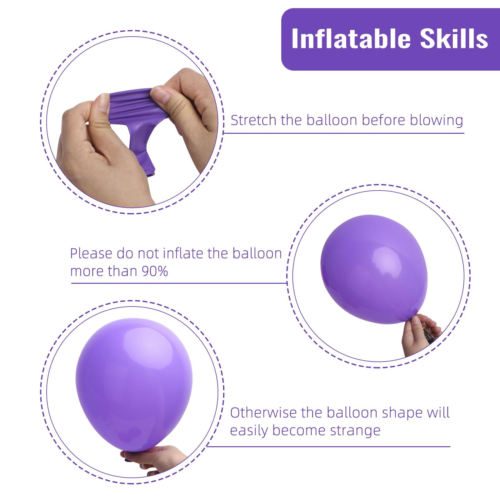 rubfac easy-to-use balloon kit with ribbon and glue for quick setups