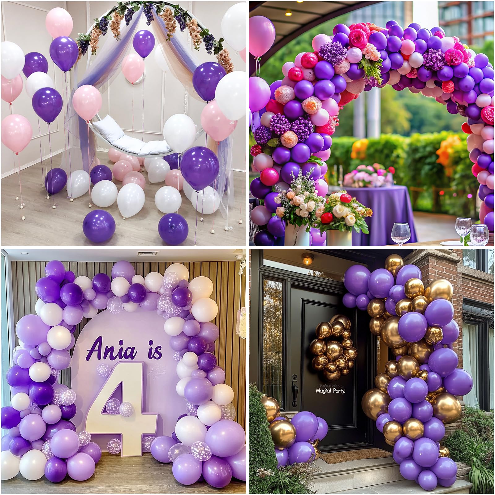 rubfac lavender balloons may have slight latex odor; air out before use