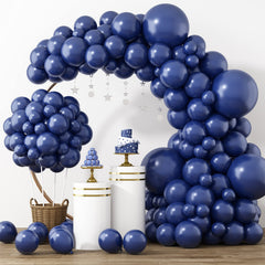 rubfac navy blue balloons 18inch for bold backdrops and dramatic arches