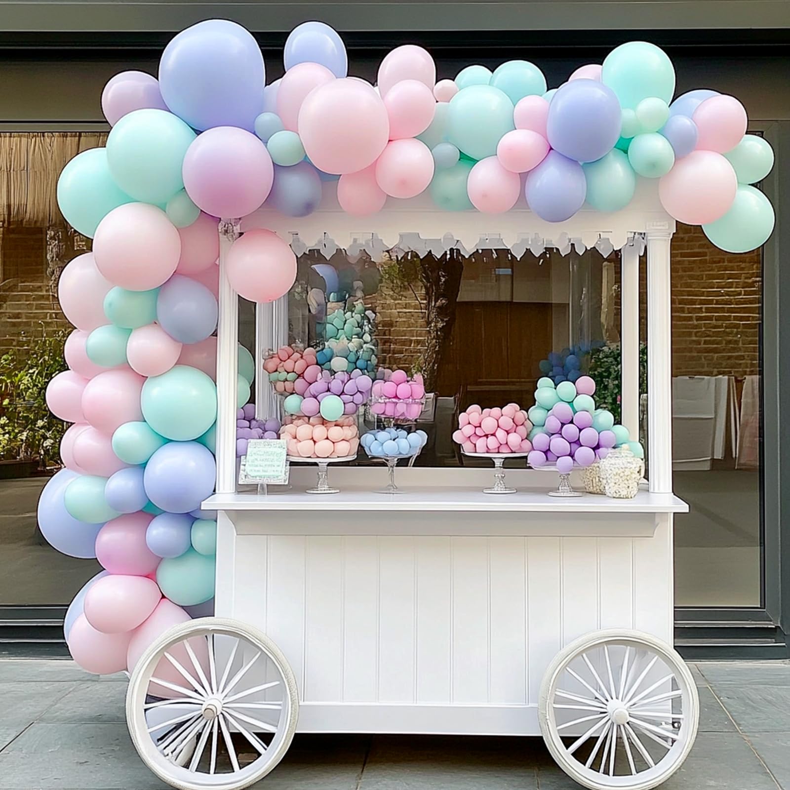 Rubfac party decor ideas with Makani Blue balloons for celebrations