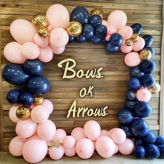 rubfac navy blue decor ideas with balloons for elegant celebrations