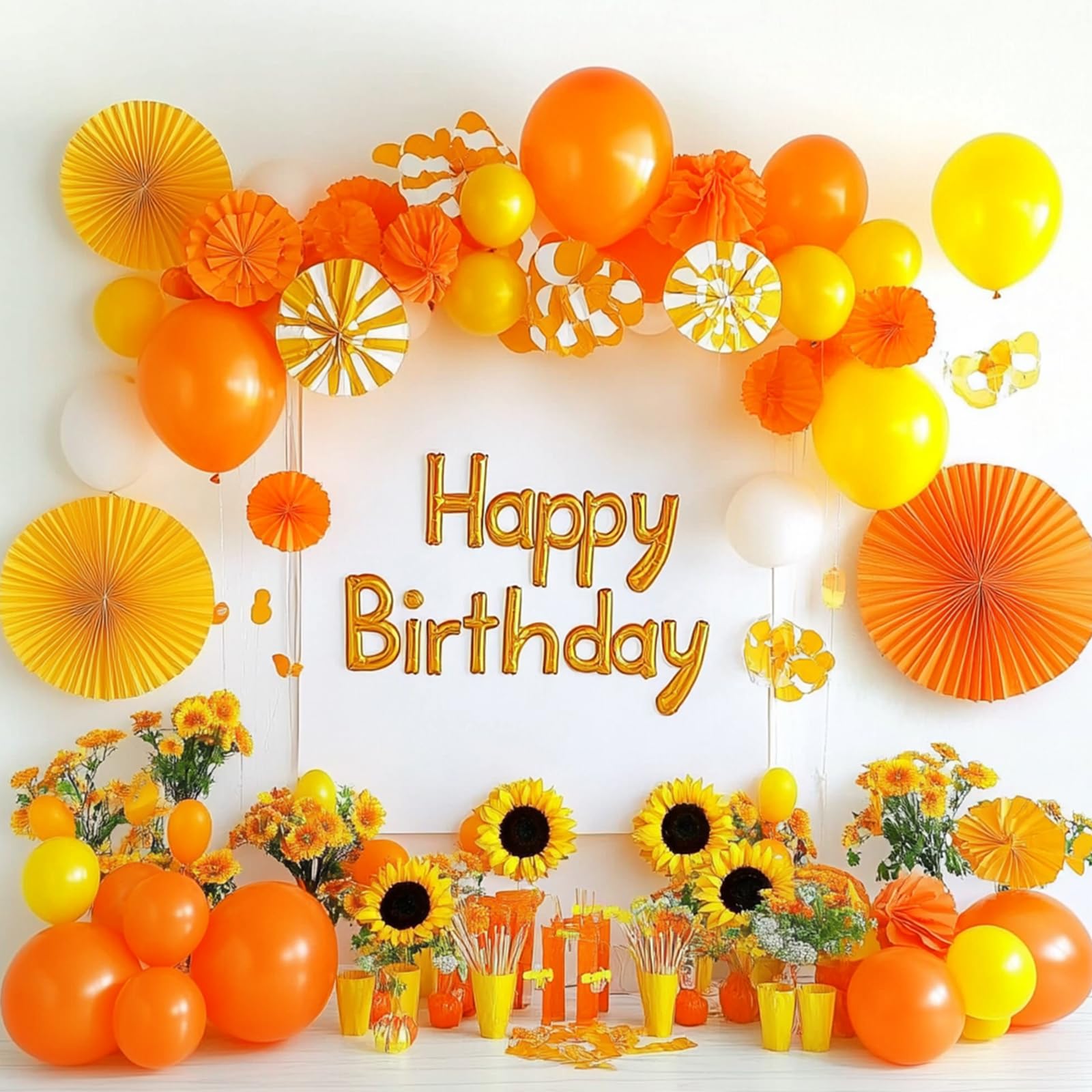 RUBFAC multi-use party decor for birthdays, baby showers, and festivals.