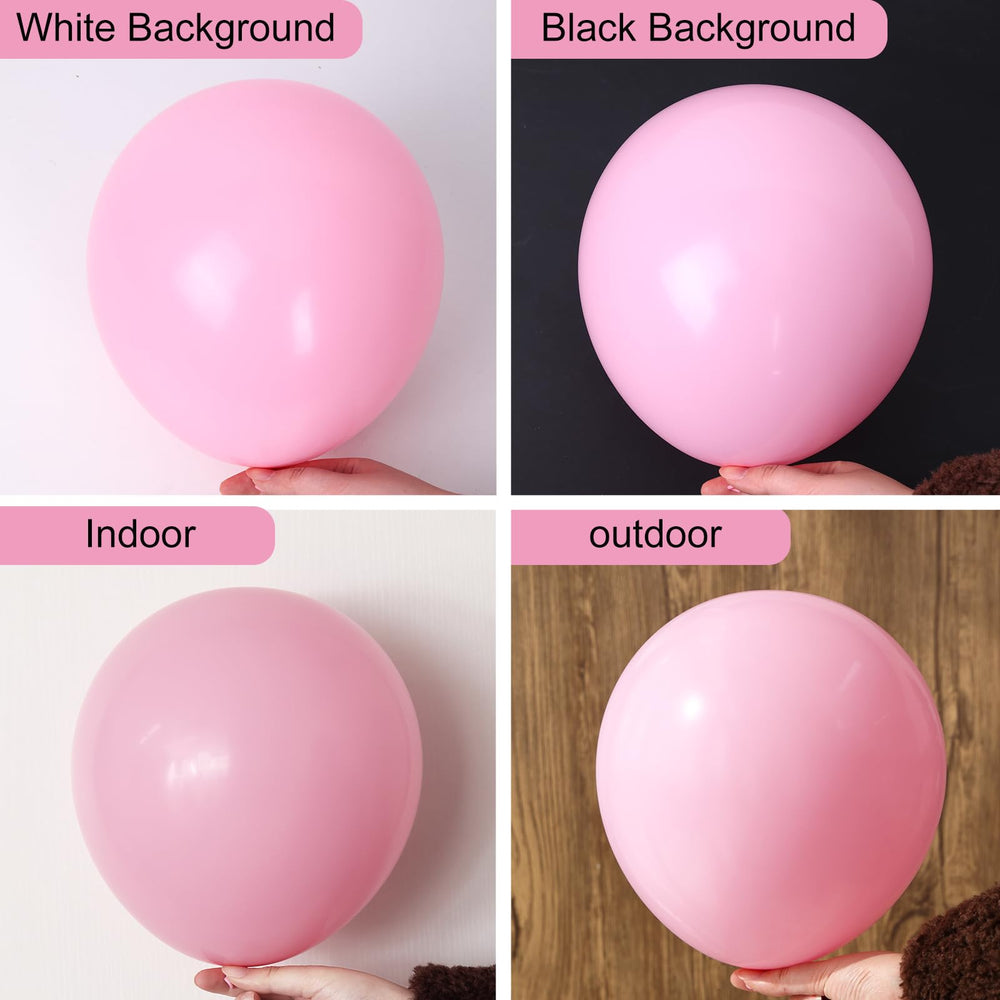 RUBFAC pastel pink 10-inch balloons for table decor and small clusters