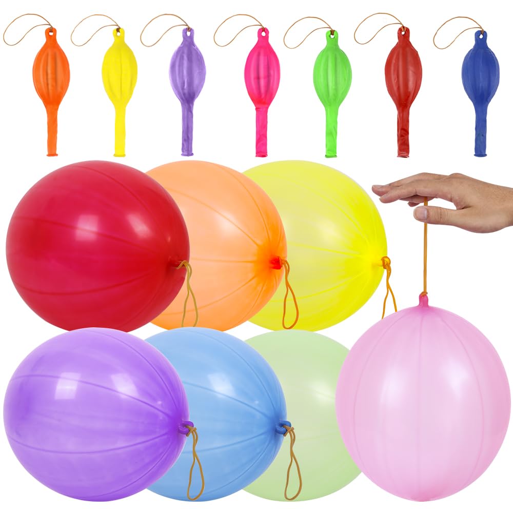 rubfac punch balloons red neon for lively outdoor play and party decor.