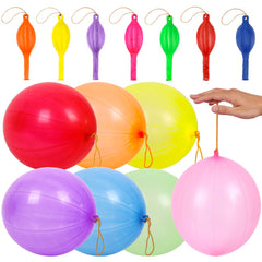 rubfac punch balloons red neon for lively outdoor play and party decor.