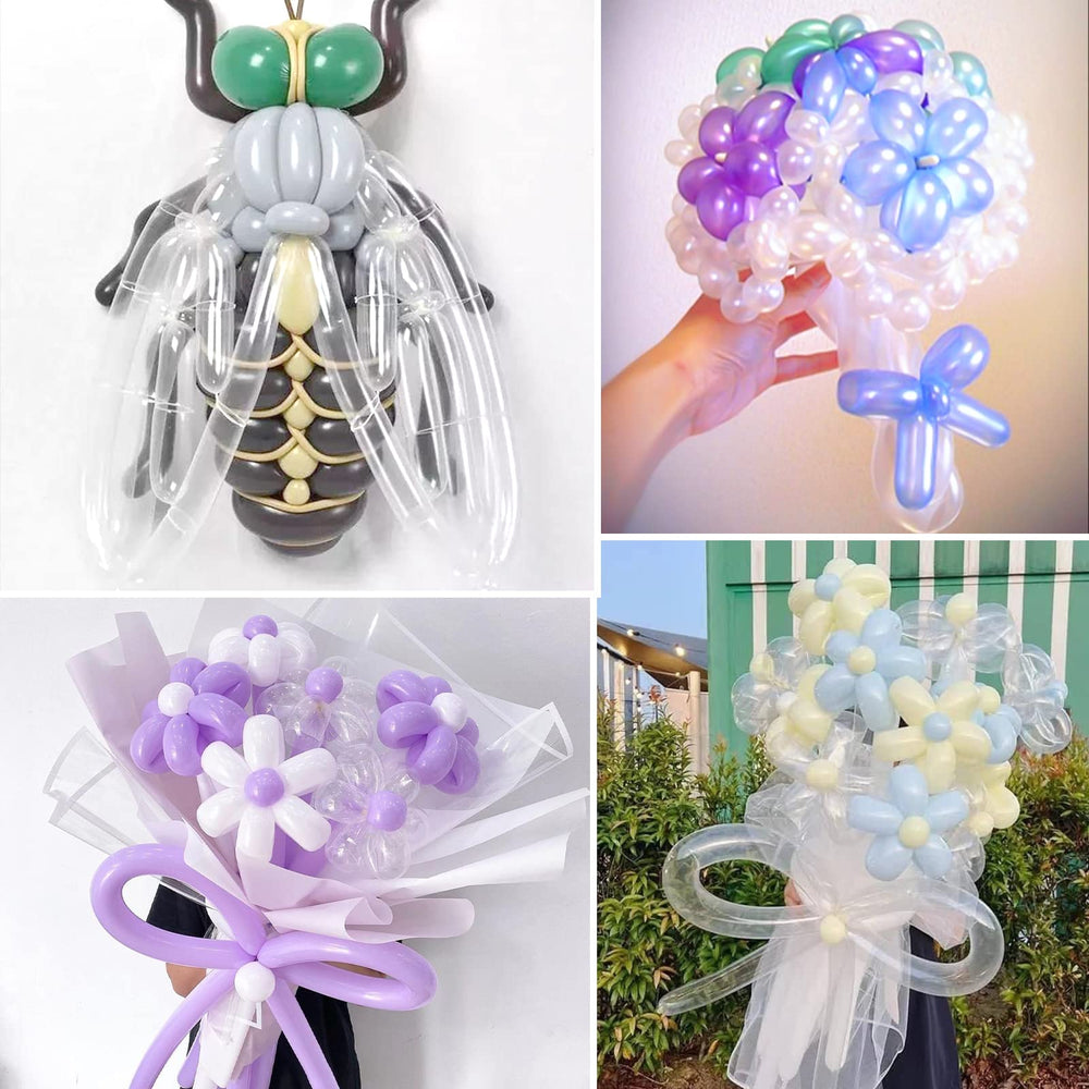 Rubfac thickened latex balloons 100pcs durable and reliable for crafts.