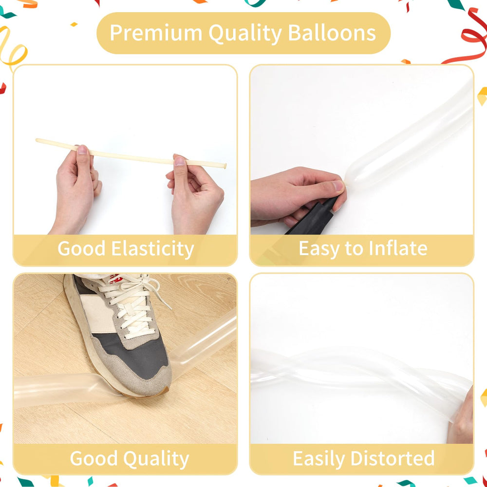 Rubfac transparent balloons garland for elegant wedding and event decor.