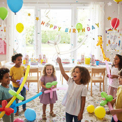 Rubfac versatile balloons for shapes like flowers animals and garlands.