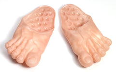 Rubies Bare Jumbo Wearable Feet for adults provide playful prehistoric flair for costumes.