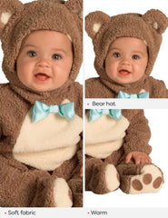 Rubies Oatmeal Bear Costume hood with ears for playful looks
