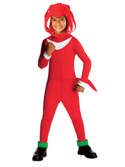 Rubies Sonic Knuckles kids costume jumpsuit and headpiece for imaginative play