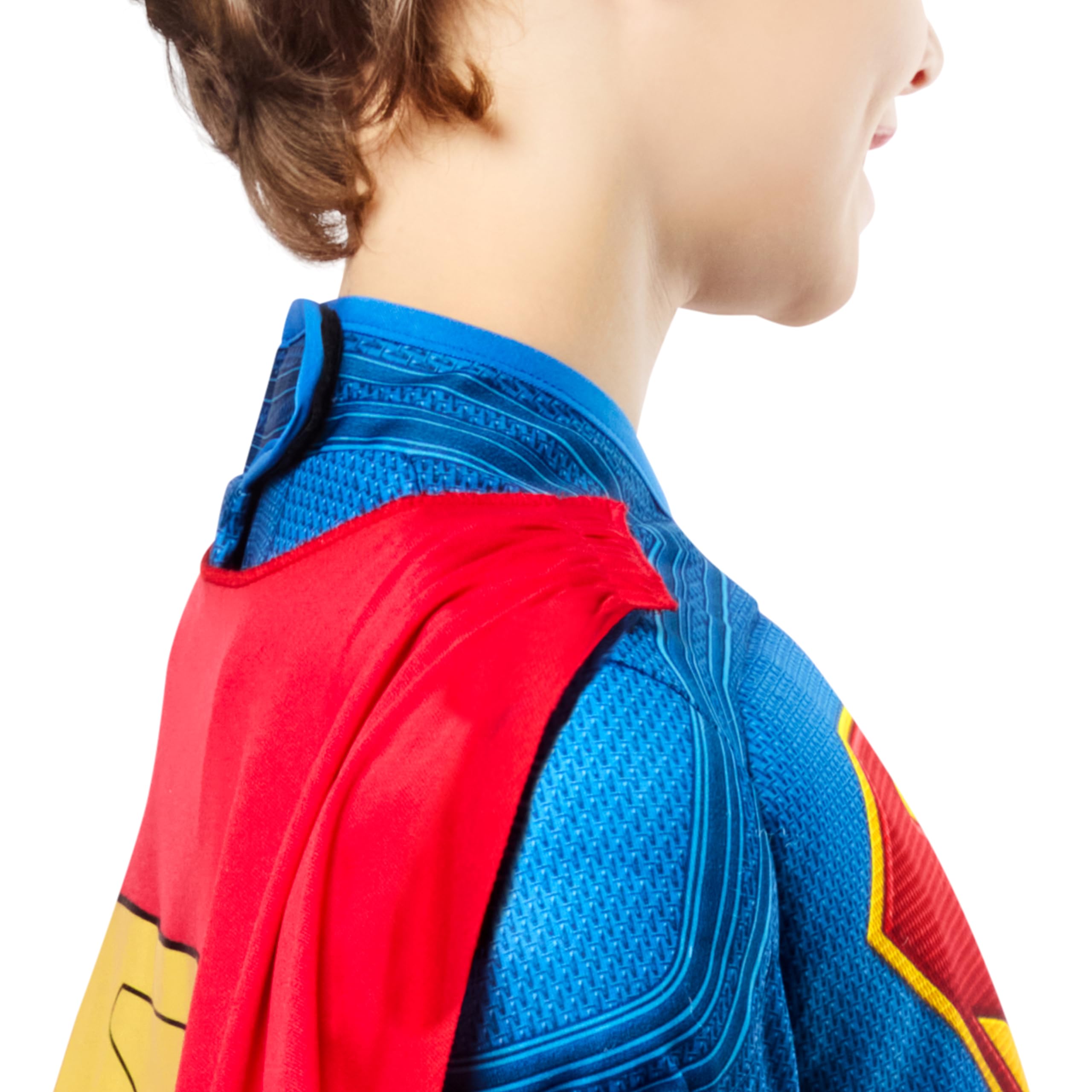 Rubies Superman 2025 chest logo emphasizes authentic superhero look
