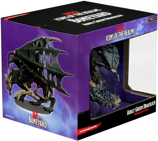 Rubies WizKids Green Dracolich skeletal face adds menacing undead texture