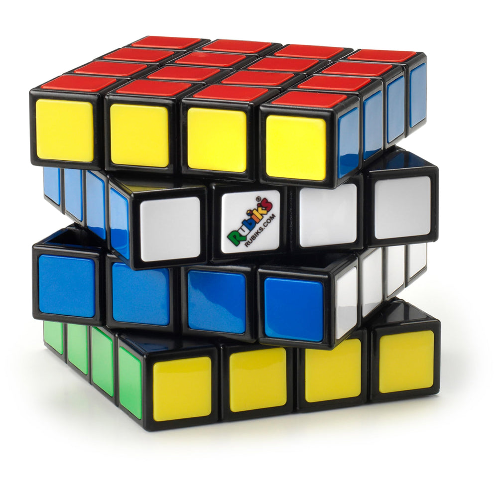 Rubik's 4x4 in-hand feel showing compact size for on the go play.