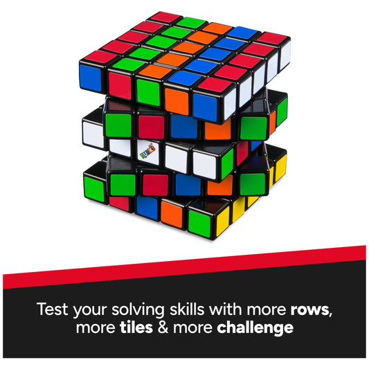 Rubik’s 5x5 in turning action shows smooth, sturdy mechanism for focused solving