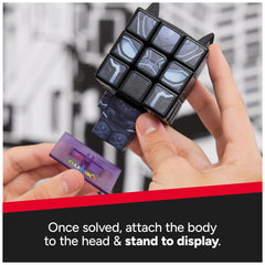 Rubik's Black Panther Cuber base and body assemble for full display